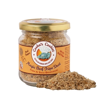 Cookas Cookies Topping & Tilskud Til Hundens Foder Magic Beef Tripe Dust